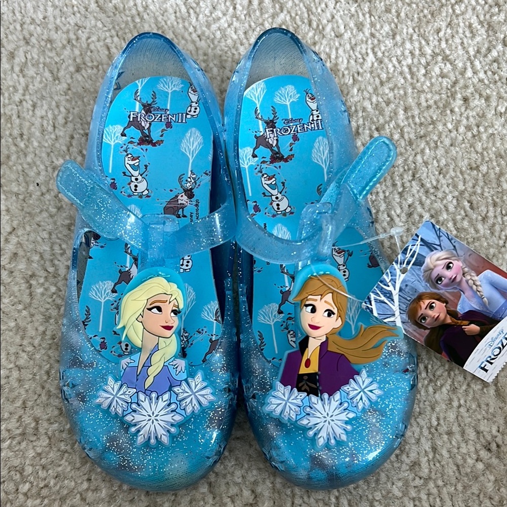 Disney Frozen Glittery Blue Shoes